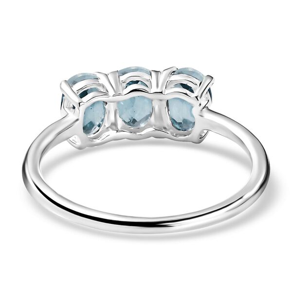 Himmelblauer Topas Ring, 925 Silber (Größe 16.00) ca. 1,68 ct image number 6