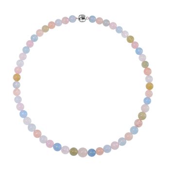 Mehrfarbige Beryll-Halskette, 50 cm - 320 ct.