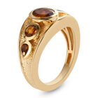 Madeira Citrin Ring 925 Silber vergoldet (Größe 17.00) ca. 1,15 ct image number 3
