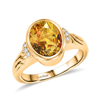 EverTrue Sphaleros Quarz und Zirkon Ring - 3,18 ct.