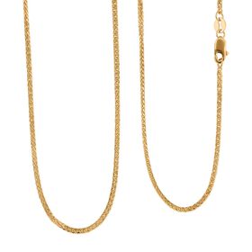 Spiga-Halskette 50cm in 916 Gold
