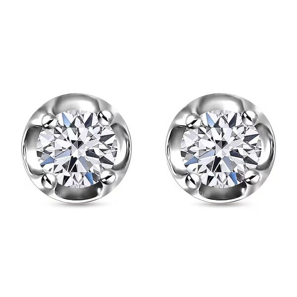 LUXURIANT I2 Labor Diamant Ohrringe, 925 Silber rhodiniert - 0,20 ct.