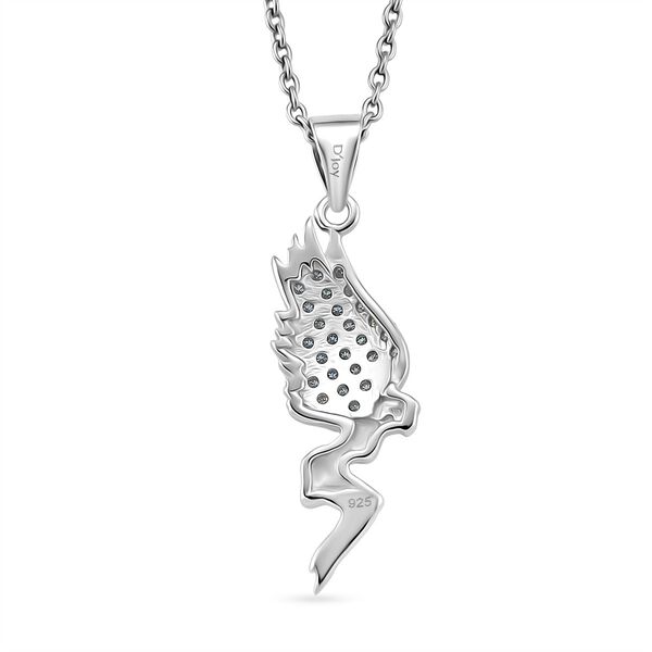 Moissanit Anh&auml;nger mit 50cm Kette - 0,24 ct. image number 5