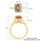 ILIANA AAA Turkizit und weißer Diamant-Ring SI G-H, zertifiziert und geprüft, 750 Gelbgold  ca. 4,35 ct image number 5