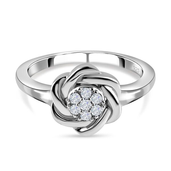 Wei&szlig;er Diamant-Ring - 0,10 ct. image number 0
