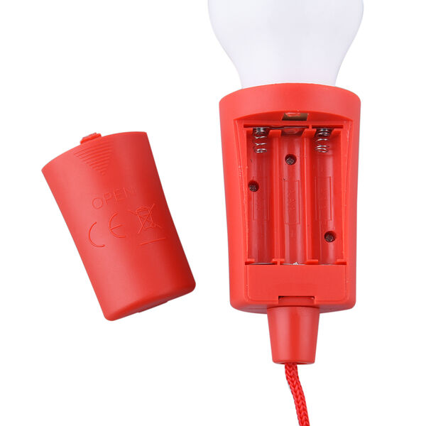 3er-Set Zugschnur Lampe Rot image number 5