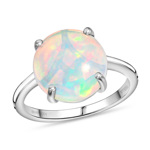 RHAPSODY AAAA &auml;thiopischer Welo Opal Ring und Anh&auml;nger in 950 Platin image number 5