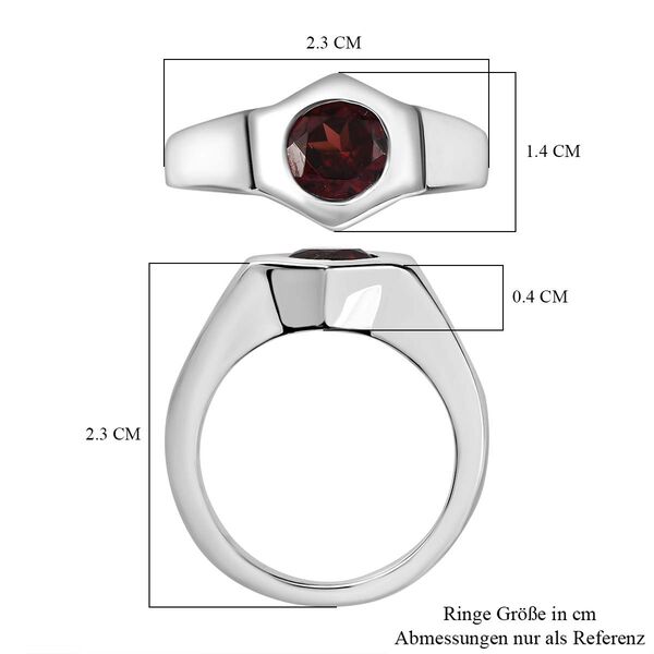 Roter Granat-Ring - 1,61 ct. image number 6