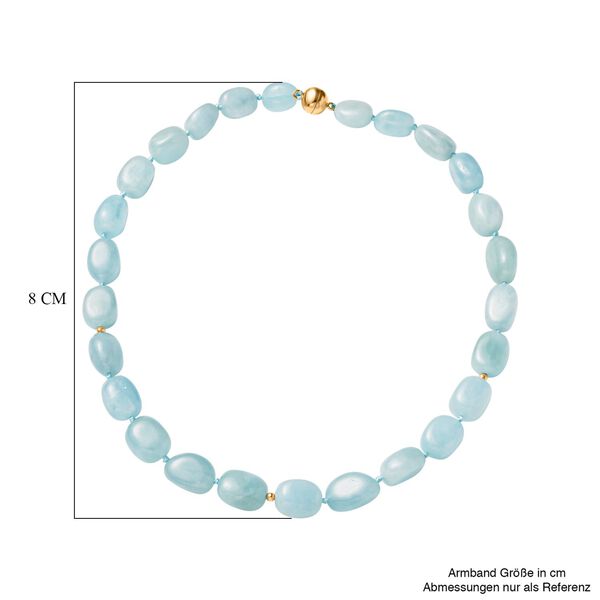 Aquamarin Halskette, ca. 50 cm, ca. 344.00 ct image number 4
