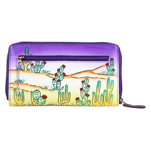 SUKRITI Brieftasche aus Echtleder, Pferdemuster image number 5