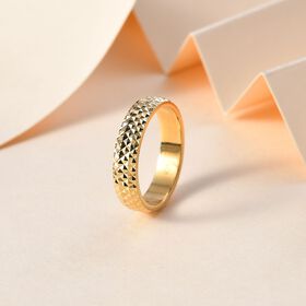 Designer-Stil-Ring mit Diamantschliff-Muster