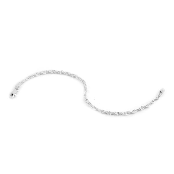 Italienische Figaro Armband ca. 19 cm 925 Silber image number 2