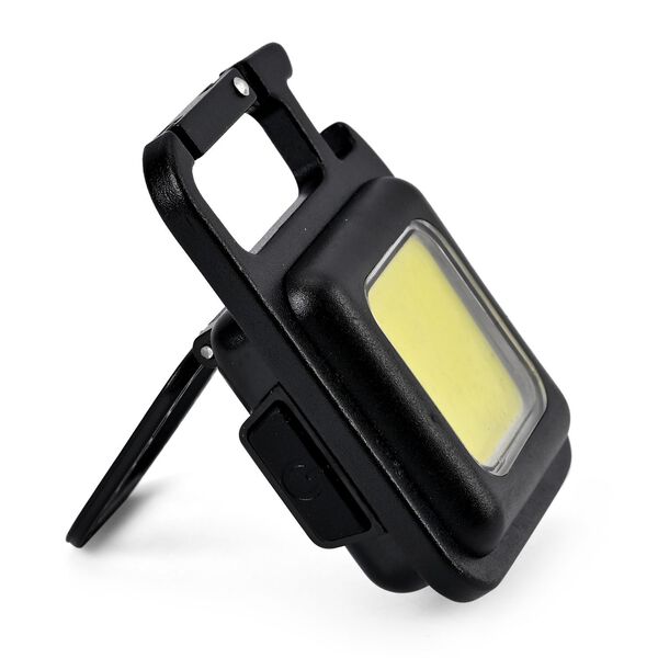 Wiederaufladbare Schlüsselanhänger-Taschenlampe mit Karabiner image number 5