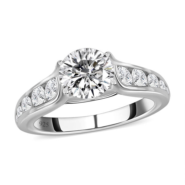 Moissanit Ring mit Schild-Schliff - 1,92 ct. image number 4