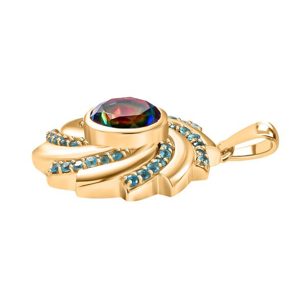 Nebel Quarz und Neon Apatit Anh&auml;nger - 3,76 ct. image number 3