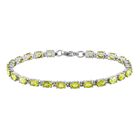 Natürliches Peridot-Armband in Silberton, 10,36 ct image number 0