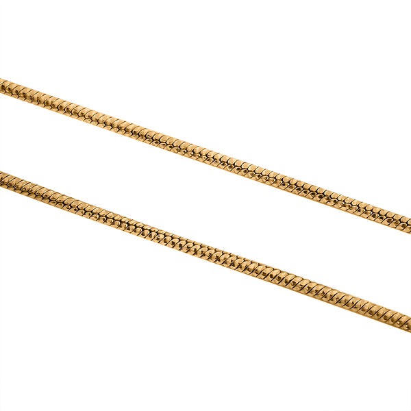 925 Silber vergoldet Kette ca. 60 cm ca. 2,98g image number 2