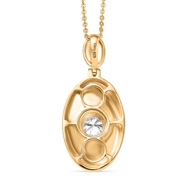 Moissanit Anh&auml;nger mit 50cm Kette - 0,43 ct. image number 5