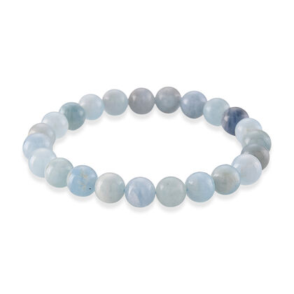 Aquamarin Armband Flexibles cm ca. 110.00 ct