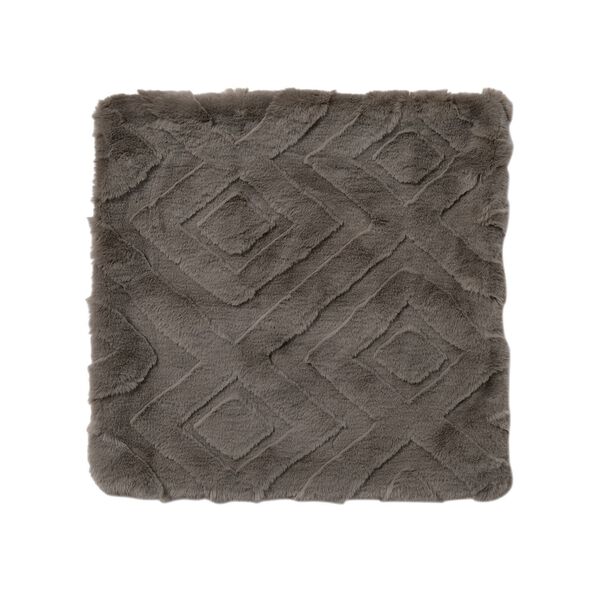 2-tlg. Zierkissenbezüge, 60x60 cm und 45x45 cm, kaffeebraun image number 3