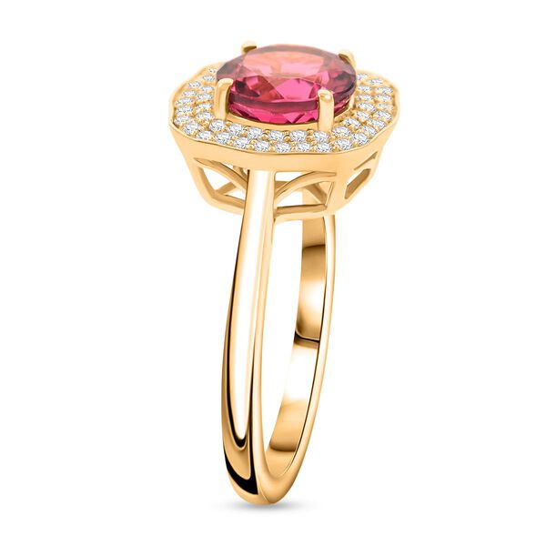 ILIANA AAA Rubellit und SI Diamant Ring in 750 Gold - 2,15 ct. image number 8