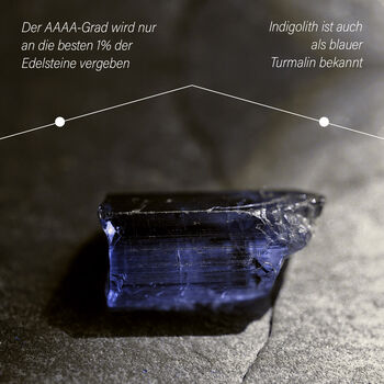 RHAPSODY AAAA Monte Belo Indigolith und VS-EF Diamant Ring - 1,11 ct.