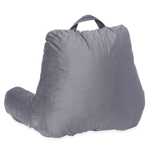 SERENITY NIGHT: Lesekissen mit F&uuml;llung aus Memory Foam, Grau&nbsp; image number 3