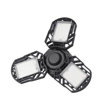 Wasserdichte, einstellbare 3 Blatt Solarleuchte, Gr&ouml;&szlig;e 13 x13x12 cm, Schwarz