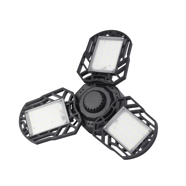 Wasserdichte, einstellbare 3 Blatt Solarleuchte, Gr&ouml;&szlig;e 13 x13x12 cm, Schwarz