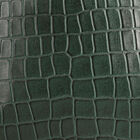 Schultertasche aus echtem Leder mit Kroko-Prägung, Größe 40x27x10,5 cm, Braun image number 5