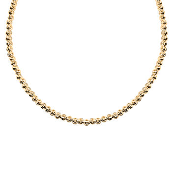 Italianische 925 Silber vergoldet Kette, ca. 50 cm ca. 14,58g