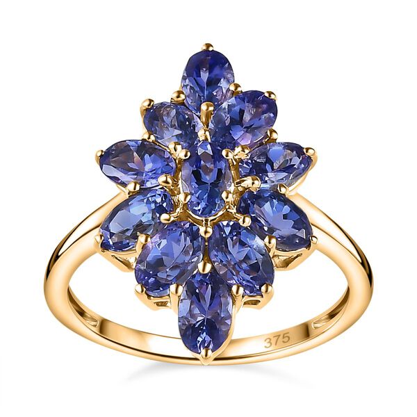 AAA Tansanit Ring, 375 Gold, (Größe 19.00) ca. 2.94 ct image number 8