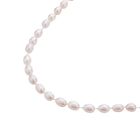 Weiße Süßwasser Perlen Halskette, 45 cm - 125 ct. image number 2