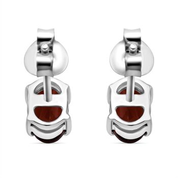 D'Joy rote Granat Ohrringe - 1 ct.