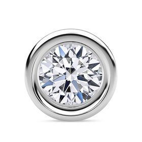 Lab Grown Diamant IF Anhänger 950 Platin ca. 1,00 ct.