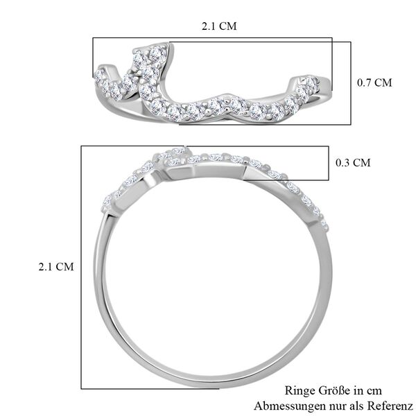 Lustro Stella 2er-Set Zirkonia Ringe image number 6