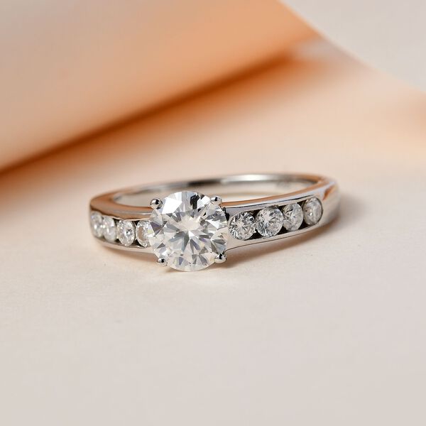 Moissanit Ring - 1,29 ct. image number 8