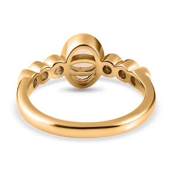 2er-Set AA natürliches, äthiopisches Welo-Opal und Zirkon-Schmuckset - 1,75 ct. image number 6