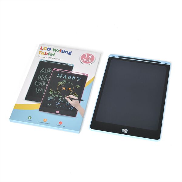LCD Schreibtafel für Kinder, Spielzeug, blau image number 9