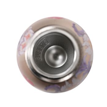 Doppelwandige Edelstahl-Trinkflasche, 260ml, Fisch- und Lotosmuster