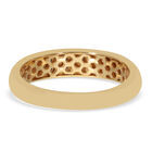 Diamant-Ring, 925 Silber Gelbgold Vermeil  ca. 0,10 ct image number 4