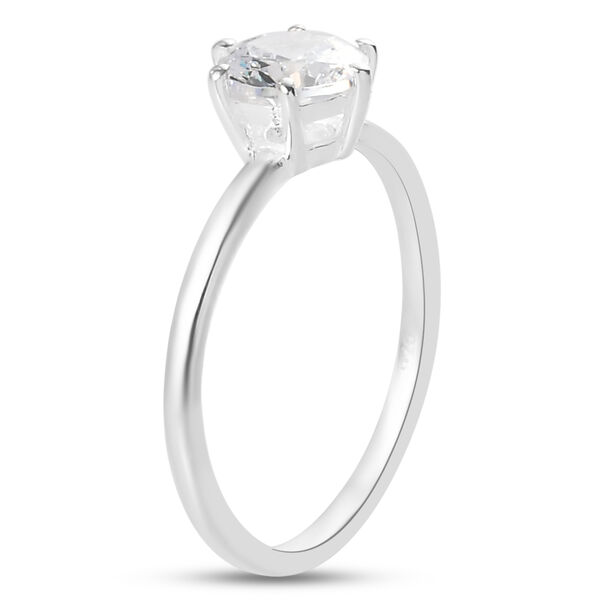 3er-Set LUSTRO STELLA Weißer Zirkonia Ring, Ohrstecker und Anhänger 925 Silber image number 4