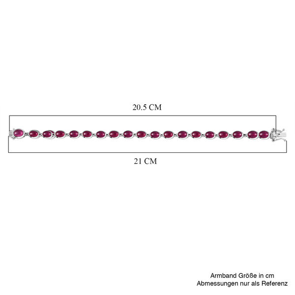 D'Joy afrikanisches Rubin 20cm Armband - 25,92 ct. image number 4