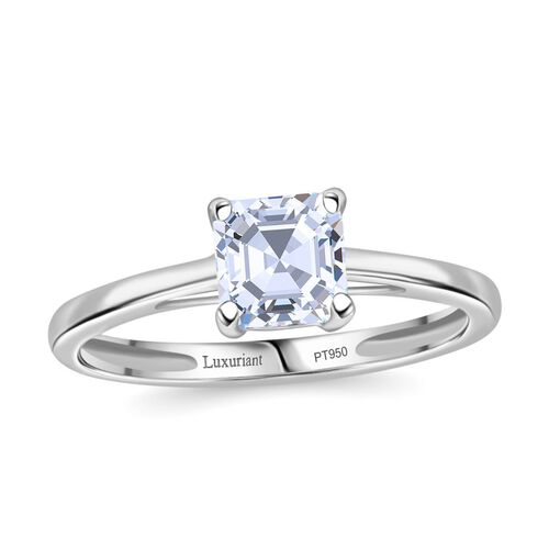 LUXURIANT DIAMOND- IGI zertifizierter VS-EF Labor Diamant Ring in 950 Platin - 1 ct. image number 3