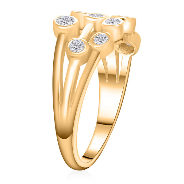 Wei&szlig;er Diamant-Ring, - 0,31 ct. image number 3