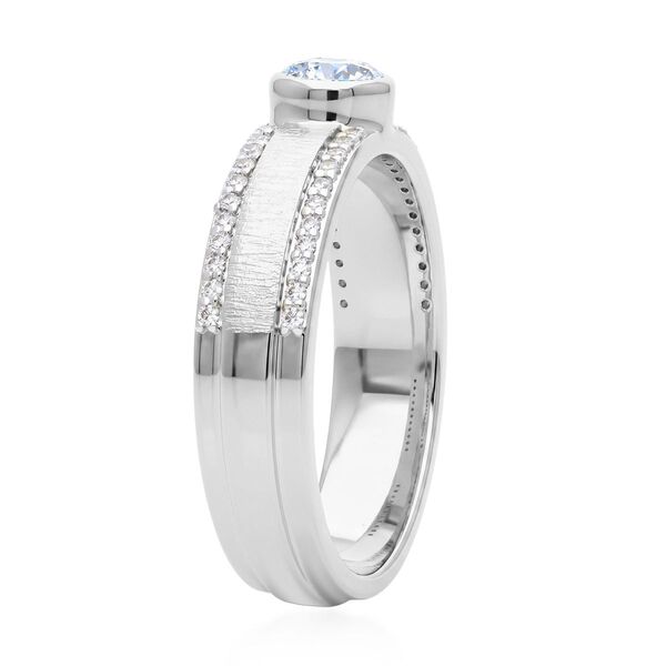 LUXURIANT DIAMOND - Lab Grown Diamant SI-GH Ring 925 Silber Rhodiniert (Gr&ouml;&szlig;e 17.00) ca. 0,51 ct image number 5