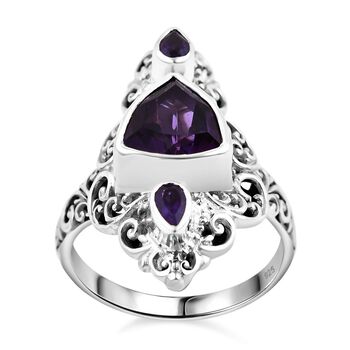 Royal Bali Kollektion - Afrikanischer Amethyst-Ring - 3,59 ct.