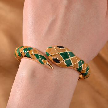 Legierung emailliert Armreif ca. 18 cm ca. 45,34g