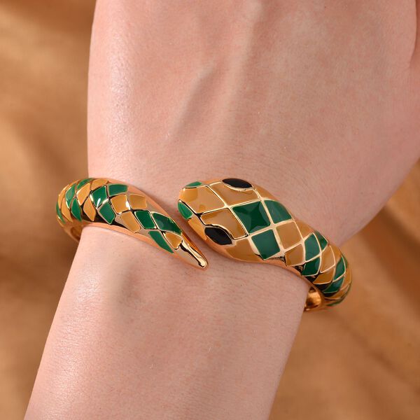 Legierung emailliert Armreif ca. 18 cm ca. 45,34g image number 3