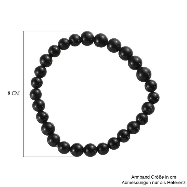 Shungit Armband, 19 cm, ca. 92.20 ct image number 4